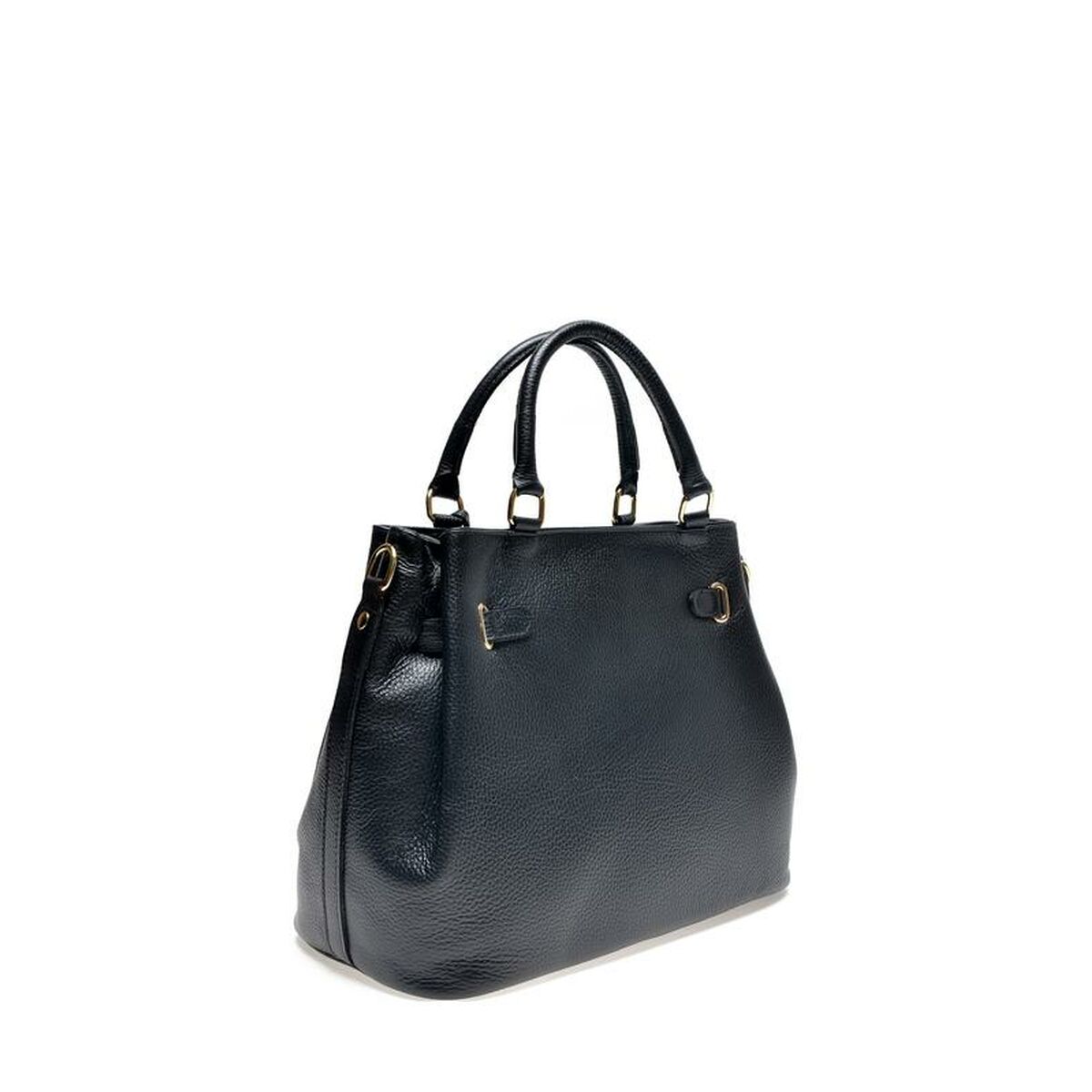 Γυναικεία Τσάντα Anna Luchini SS22-AL-1762-NERO Μαύρο 36 x 29 x 17 cm φωτογραφία