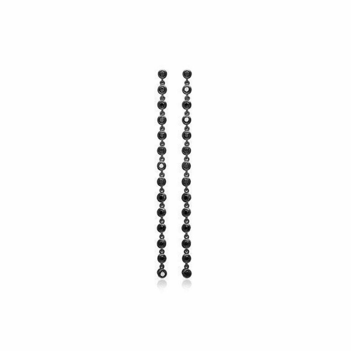 Sif Jakobs Γυναικεία Σκουλαρίκια Sif Jakobs E1003-BK 10 cm