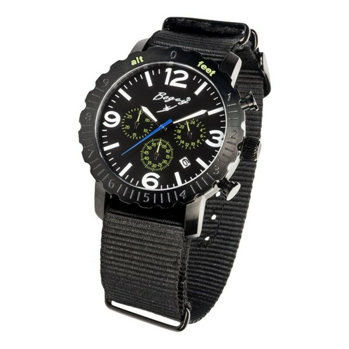 Bogey Ανδρικά Ρολόγια Bogey BSFS002GRBK (Ø 44 mm)